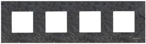 Рамка универсальная ABB Niessen Zenit 4-м. 8 мод. N2274 PZ камень натуральный сланец фото Рамка универсальная ABB Niessen Zenit 4-м. 8 мод. N2274 PZ камень натуральный сланец картинка